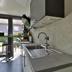 דירה Modernes Studio-apartment - Gartenblick גרסטהופן