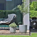 דירה Modernes Studio-apartment - Gartenblick גרסטהופן
