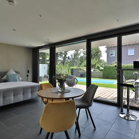 Apartment Modernes Studio-apartment - Gartenblick
