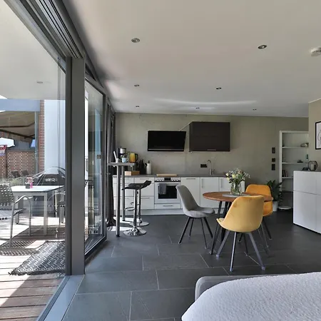 Modernes Studio-apartment - Gartenblick Apartament *