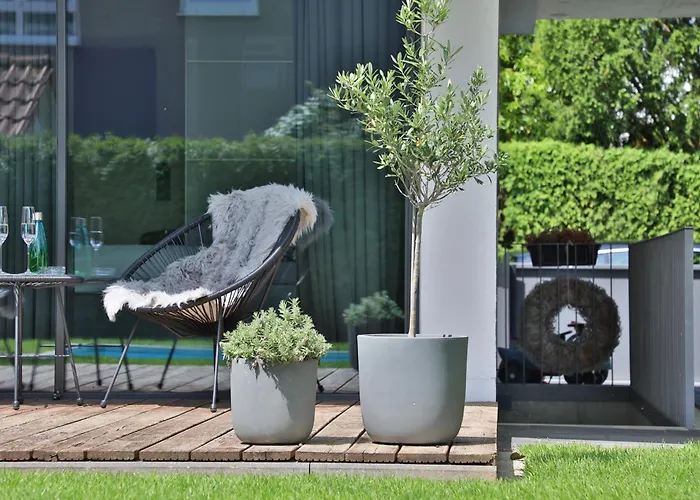 Apartament Modernes Studio-apartment - Gartenblick Gersthofen