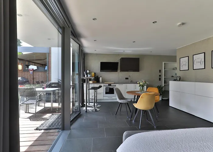 Modernes Studio-apartment - Gartenblick Apartament *