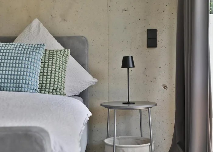 Apartament Modernes Studio-apartment - Gartenblick