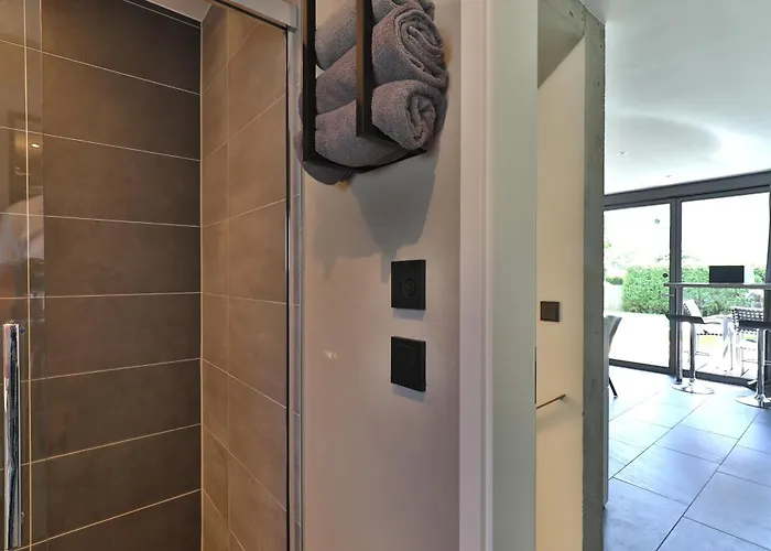 Modernes Studio-apartment - Gartenblick Apartament Gersthofen