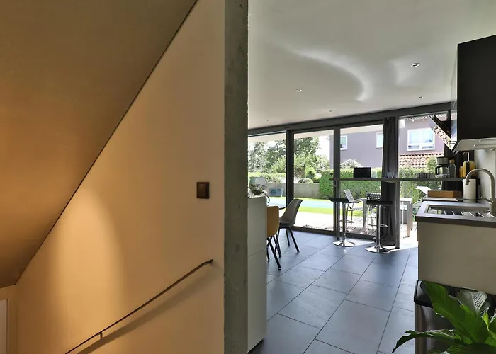 Modernes Studio-apartment - Gartenblick Apartament *