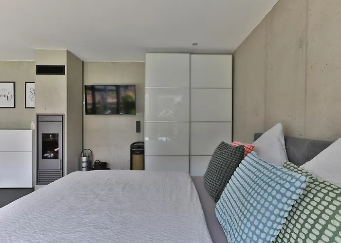 Modernes Studio-apartment - Gartenblick Apartament *