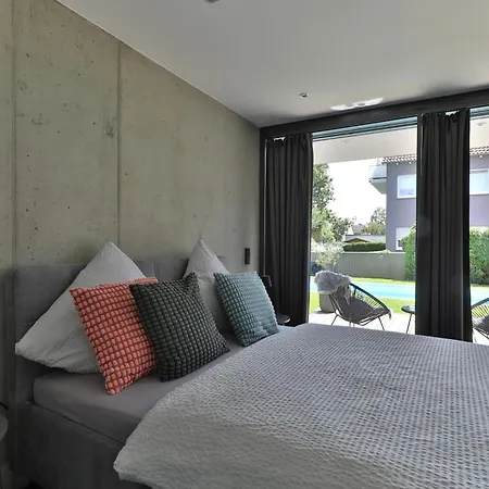 Modernes Studio-apartment - Gartenblick *